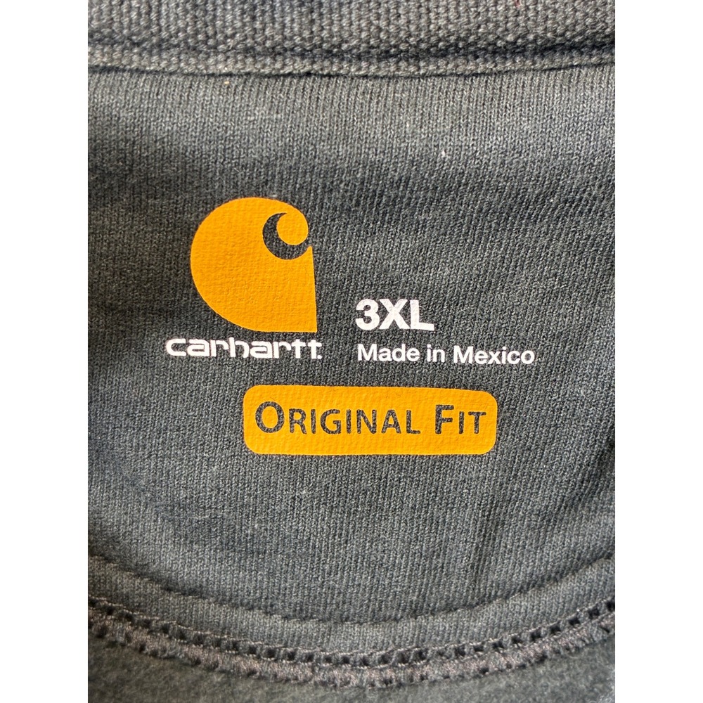Carhartt Hoodie Mens 3XL Black Midweight K288 Original Fit Pullover Workwear NWT - Picture 5 of 12